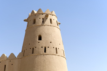 Obraz premium Arabian Fort in Al Ain Dubai