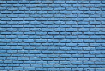 Blue brick texture background