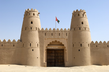 Naklejka premium Arabian Fort in Al Ain Dubai
