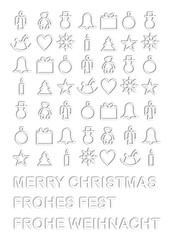 weihnachtliche Symbole