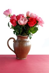 pink roses