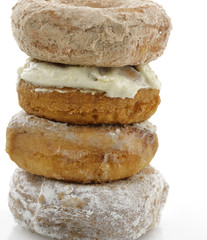 Powdered Sugar Crusty Donuts