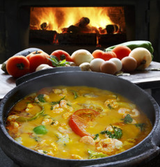  Brazilian shrimp stew and fish