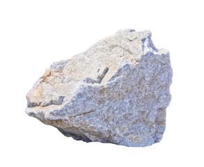 granite stone isolated on white