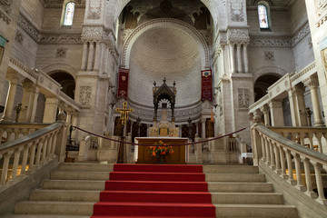 Interior of the Basilica of Saint-Martin, Tours, France