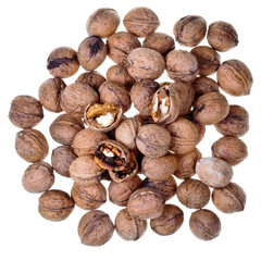 pile of walnuts