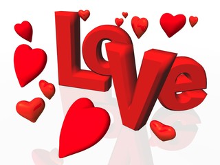 love rain text word hearts