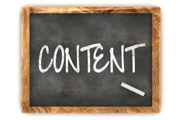 Fototapeta premium Blackboard Content