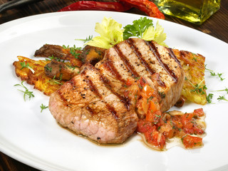 Kalbssteak mit Rösti