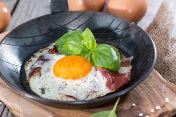 Fried Egg with Bacon