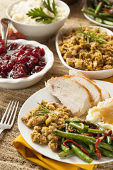 Homemade Turkey Thanksgiving Dinner