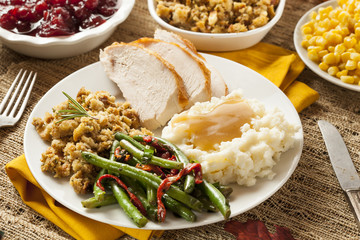 Homemade Turkey Thanksgiving Dinner