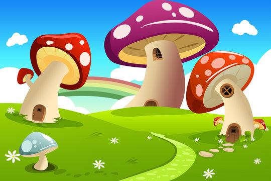 Mushroom houses