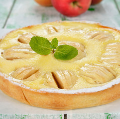 Alsatian apple pie