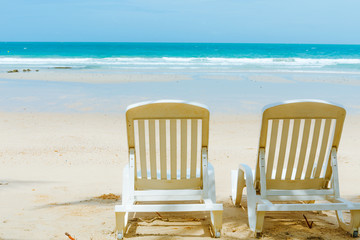 Relaxation on beach