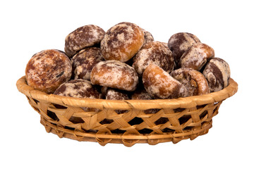 basket with spice-cakes
