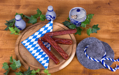 rustikale Brotzeit