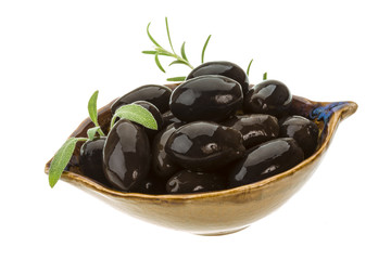 Black gigant olives