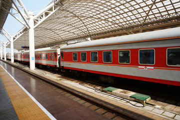 Fototapeta premium Railway station