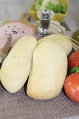 faluches et jambon