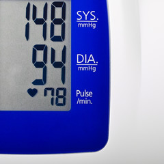 High blood pressure reading