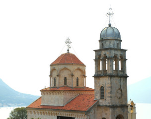 Fototapeta na wymiar View of Savina monastery in Herceg Novi