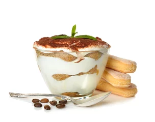 Foto op Plexiglas dessert tiramisu © olyina