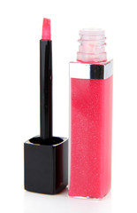 Beautiful lip gloss, isolated on white