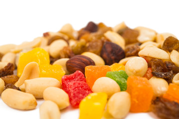 candied fruit isolated