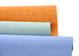 Wallpapers isolated on white