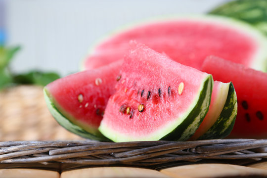 Ripe watermelons