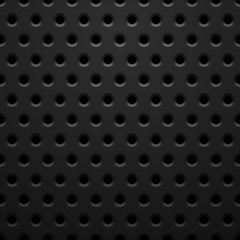 Black metal texture with holes