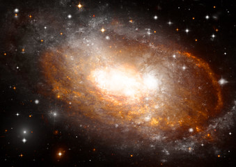 galaxy in a free space