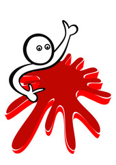 auf textfreiraum zeigen