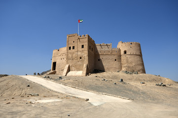 Obraz premium Arabian Fort in Fujairah Dubai