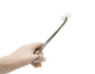 Surgical instrument in hand doctor