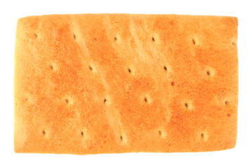 Delicious cracker isolated on white