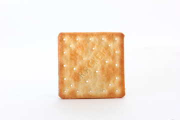 Brown square cracker