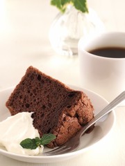 チョコレートシフォンケーキ