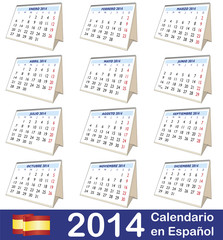 2014 Calendar Spanish