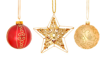 Star and baubles