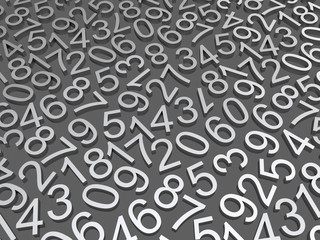 Background of numbers.