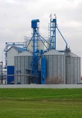 Obraz premium Argicultural silo close up photo