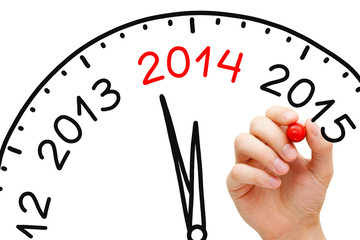 New Year 2014 Concept