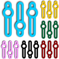 Colorful Customized and Set Icon