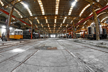 Industrial building interior