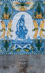 Ceramic decoration in Barcelona, Spain
