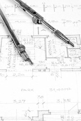 The part of architectural project