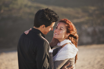 Obraz premium Love and affection between a young couple