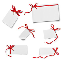 ribbon bow card note chirstmas celebration greeting